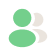 green icon of a person