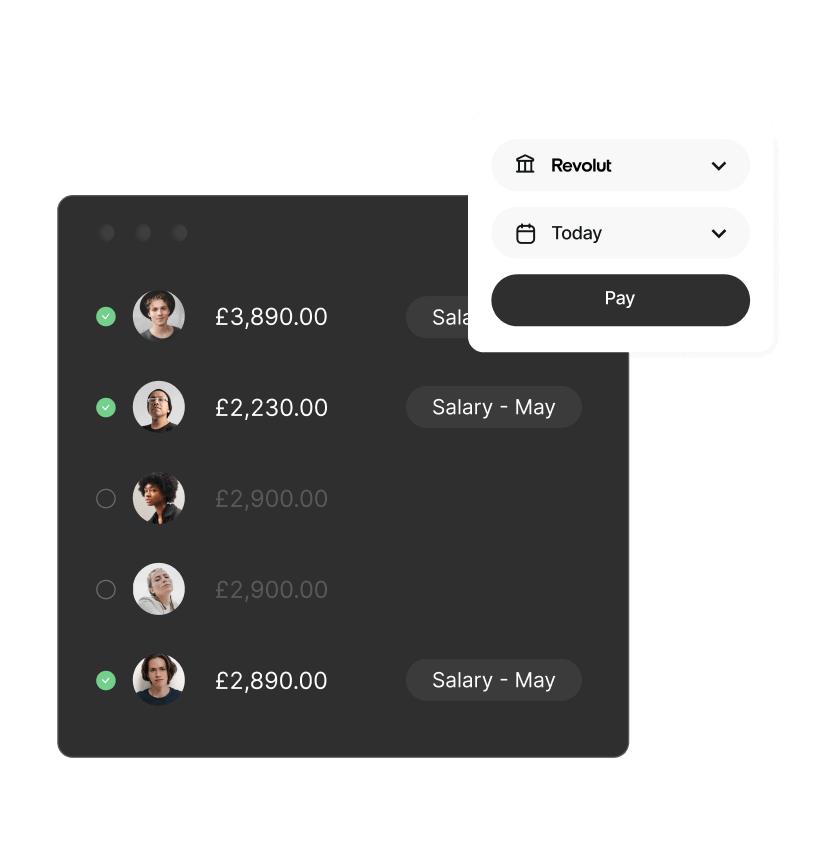 pay employees via Revolut