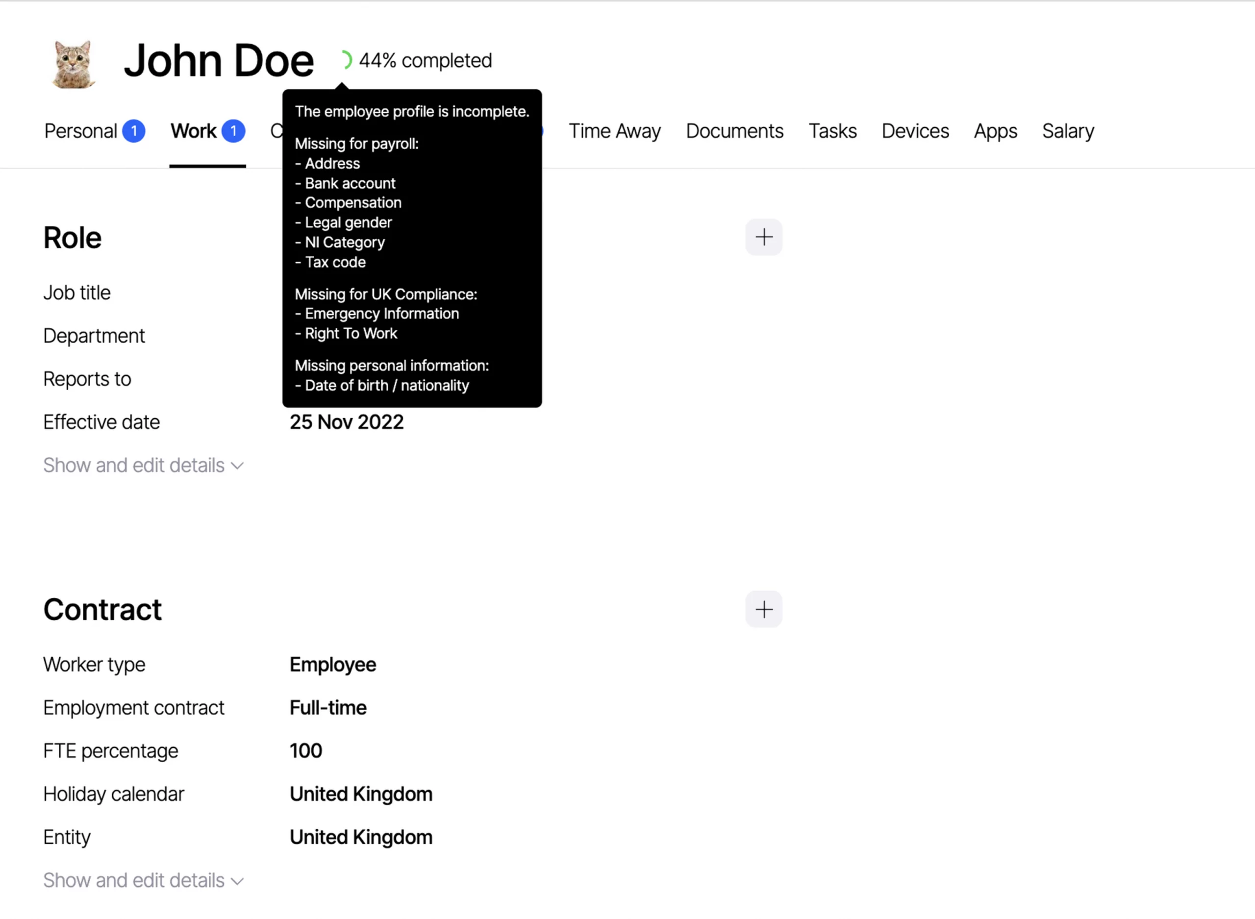 Profile security in Zelt