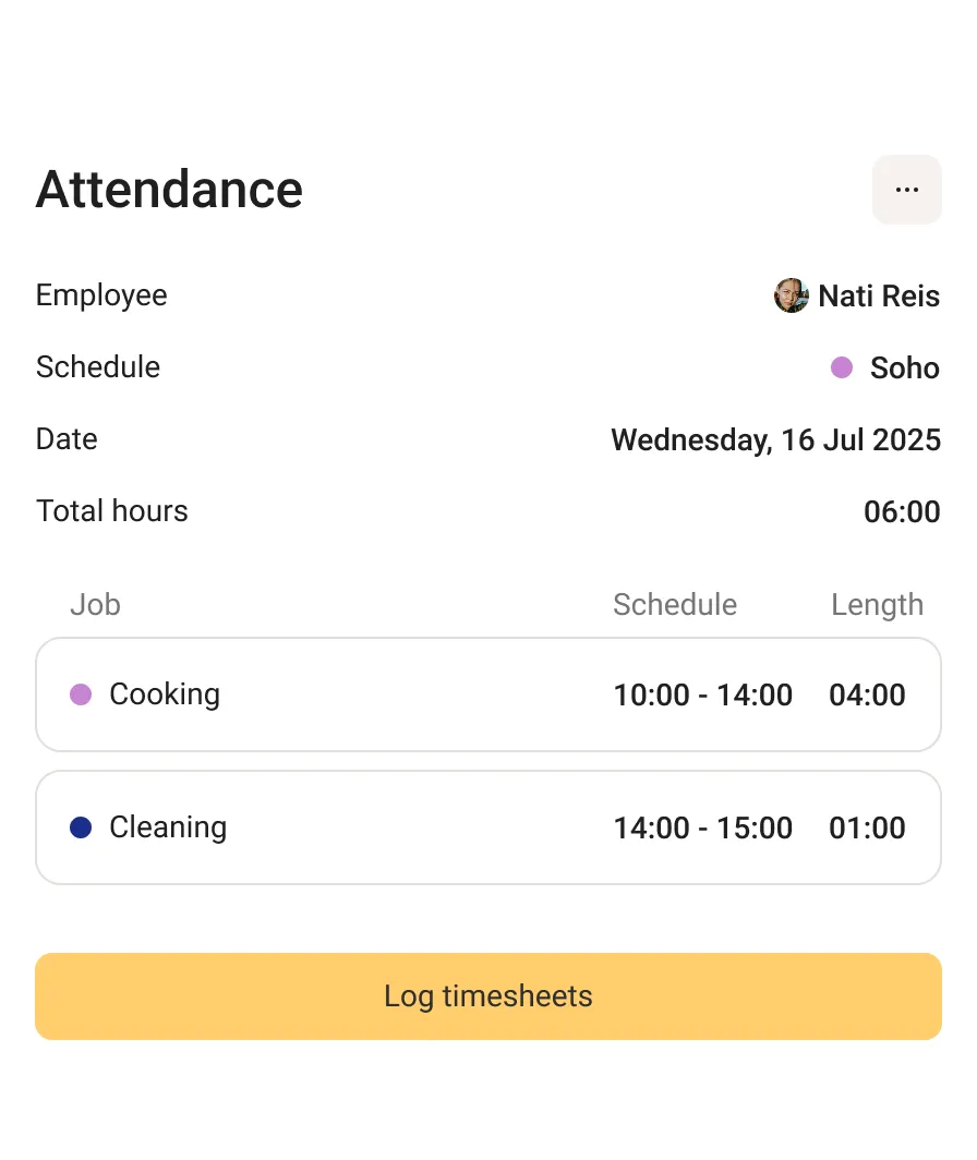 Timesheets