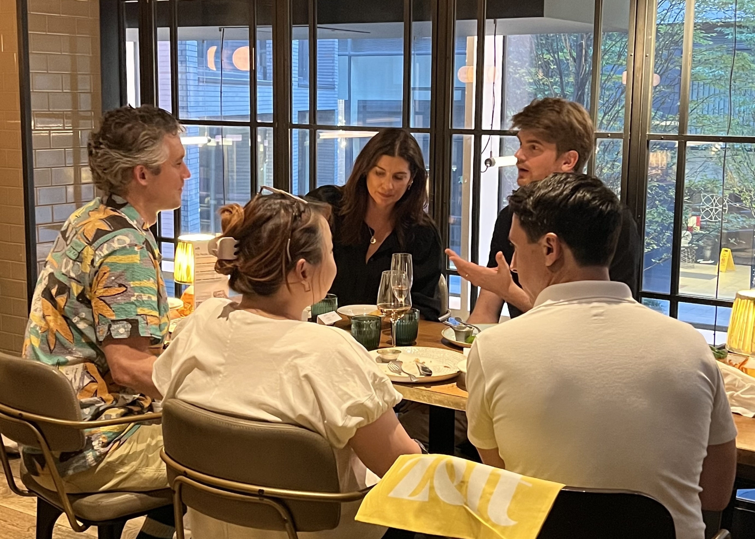 People Stack Dinner conversations