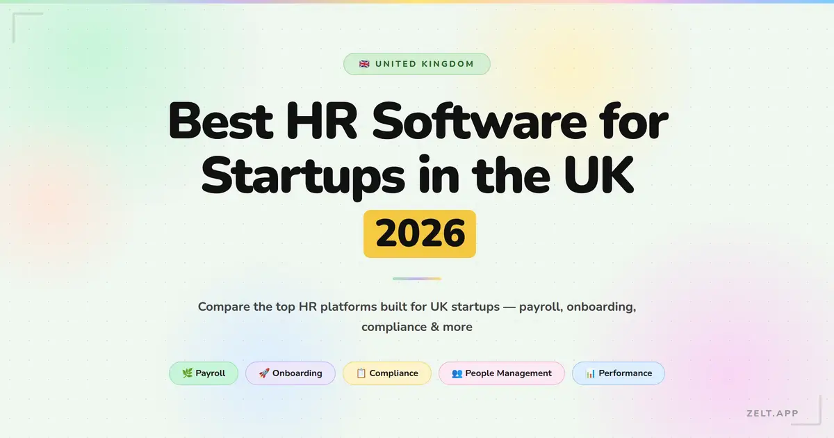 best HR software for startups in the UK 2026