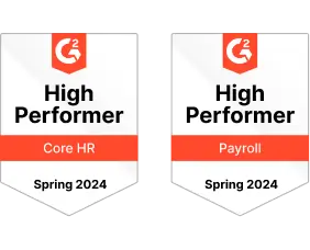 g2 badge core hr and payroll