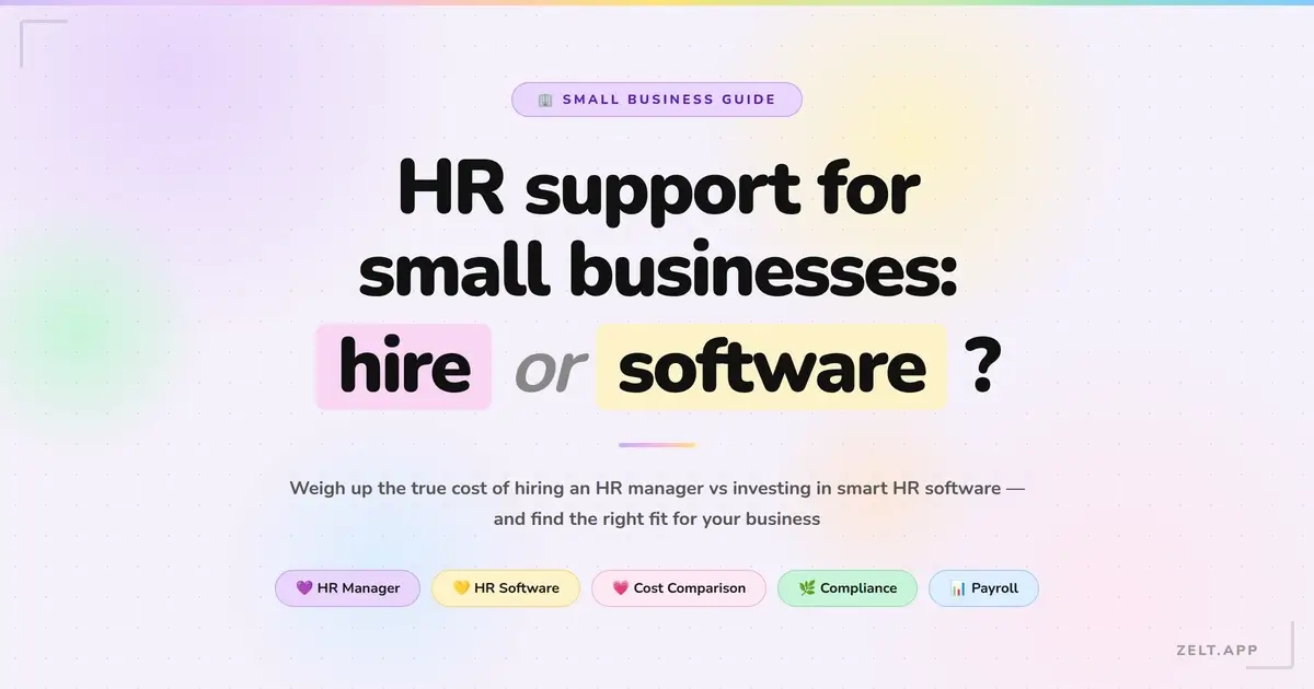 HR support for small businesses