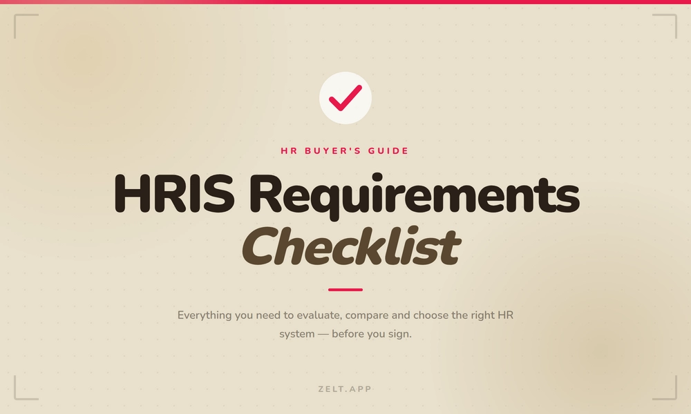HRIS Requirements Checklist