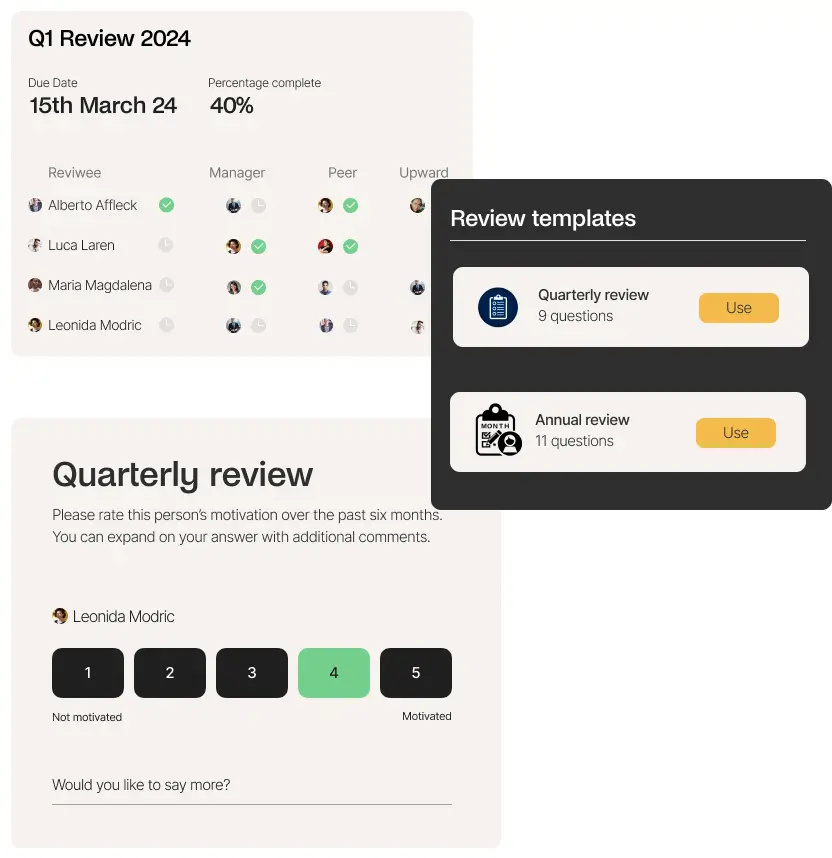 Zelt performance management software
