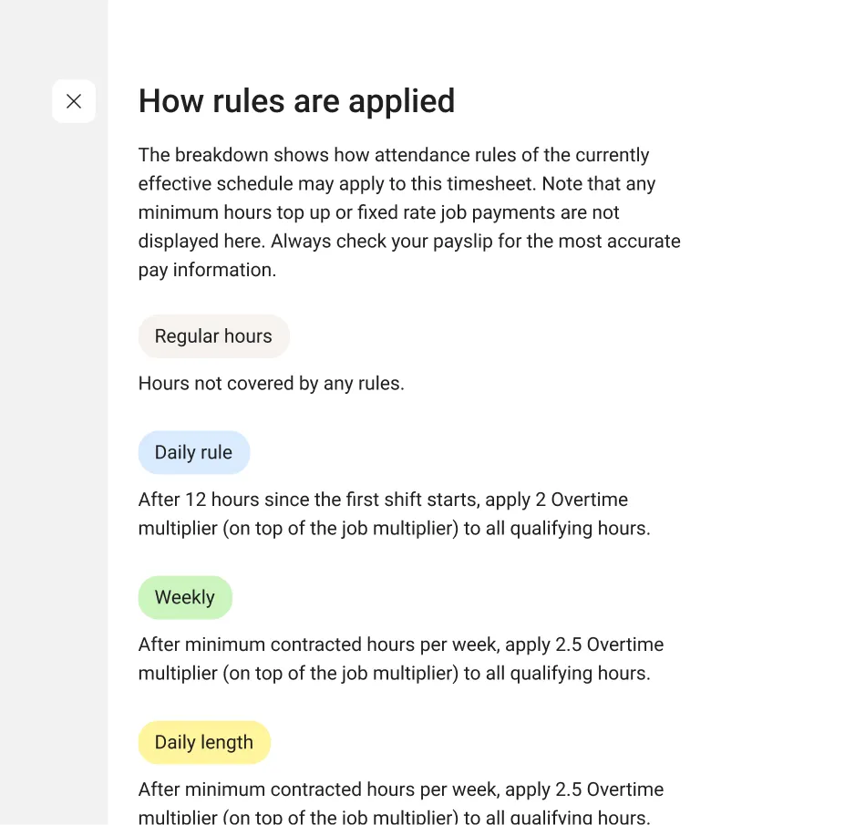 Attendance rules