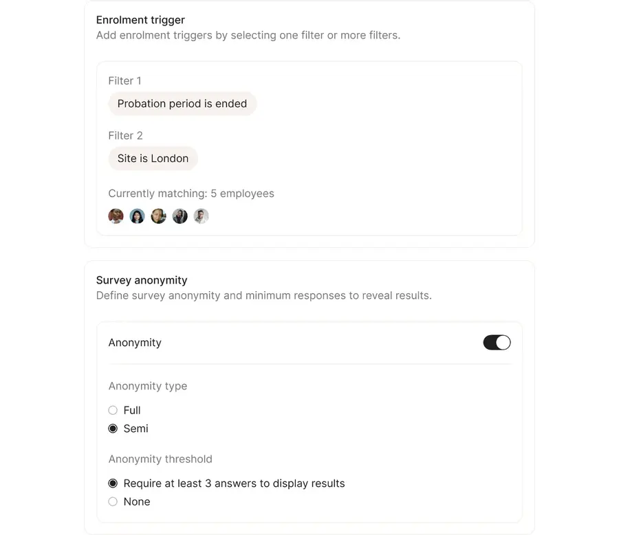 Zelt engagement frame