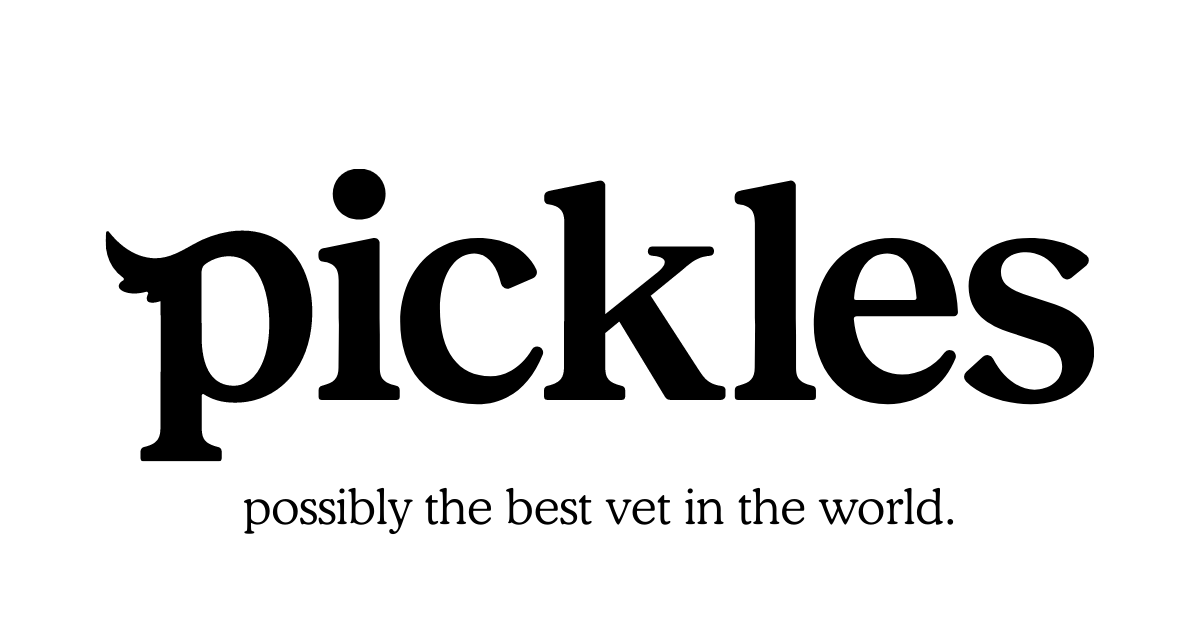 Pickles vet logo.