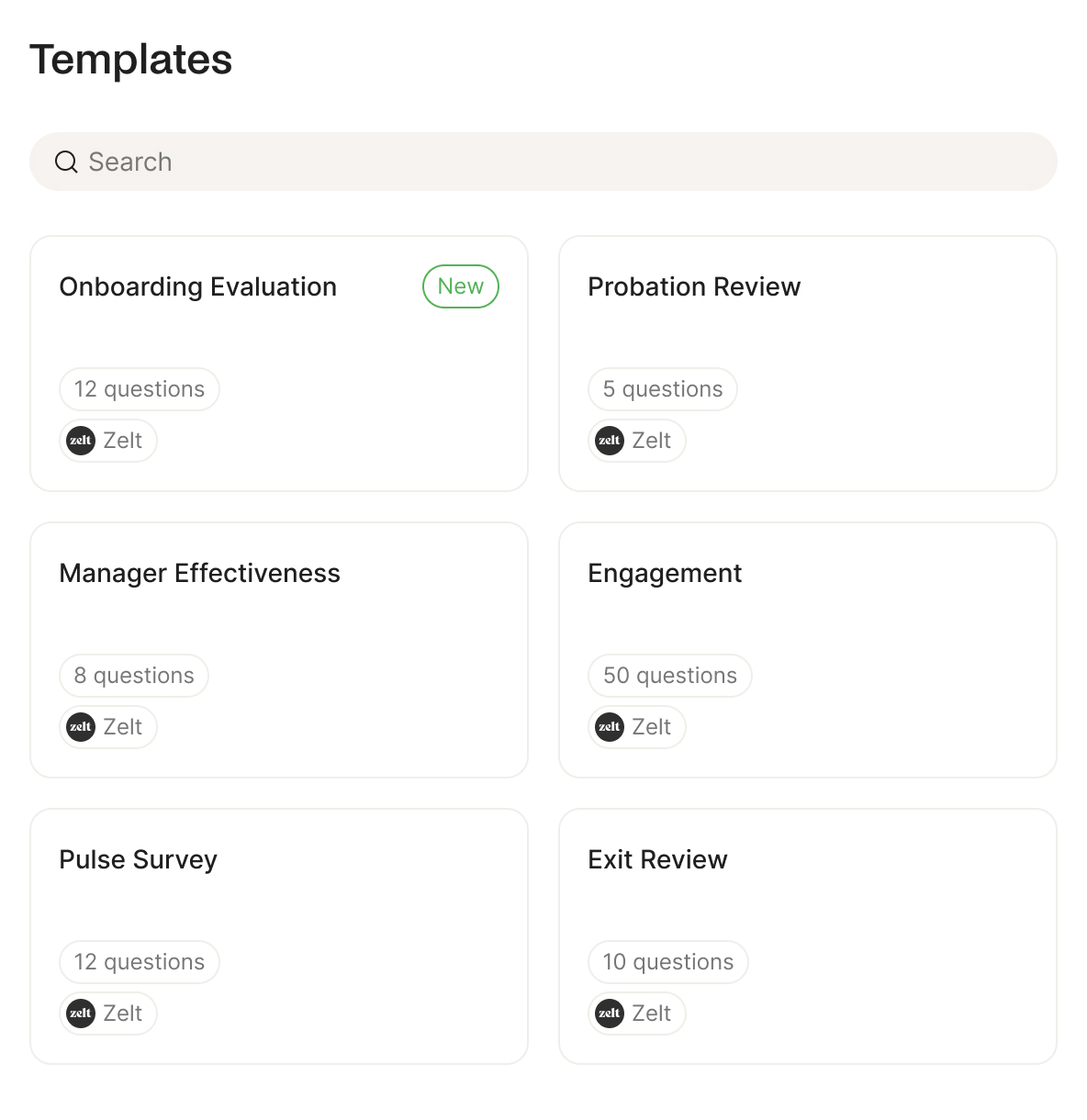 Review smart templates